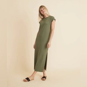 NWT Marine Layer Taylor maxi dress olive